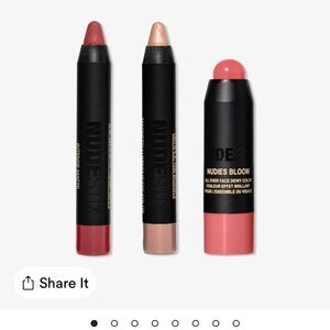 NUDESTIX Nudies Bloom Trio - Pink and Gold